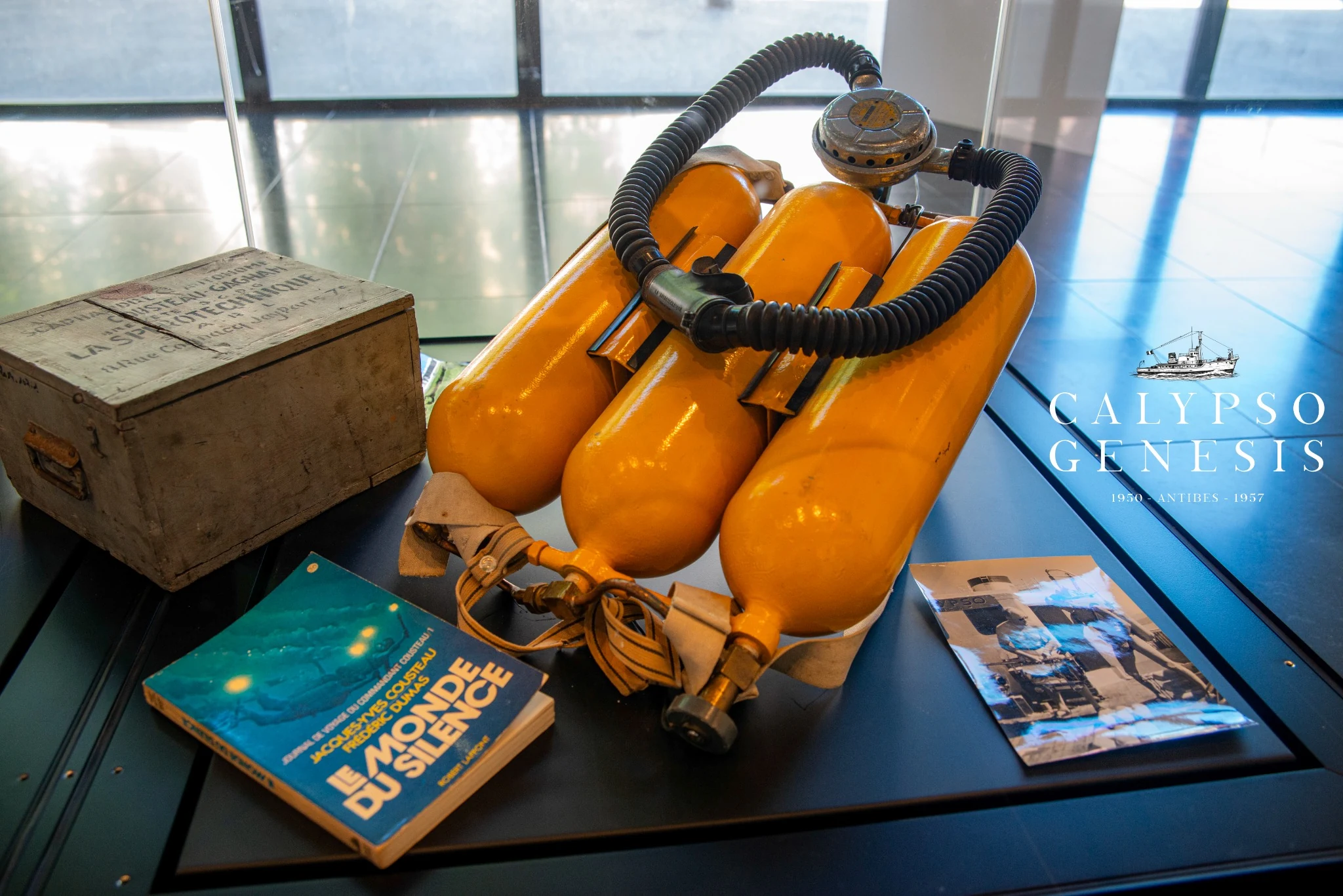 Le tri-bouteilles de Frédéric Dumas présenté dans l’exposition.